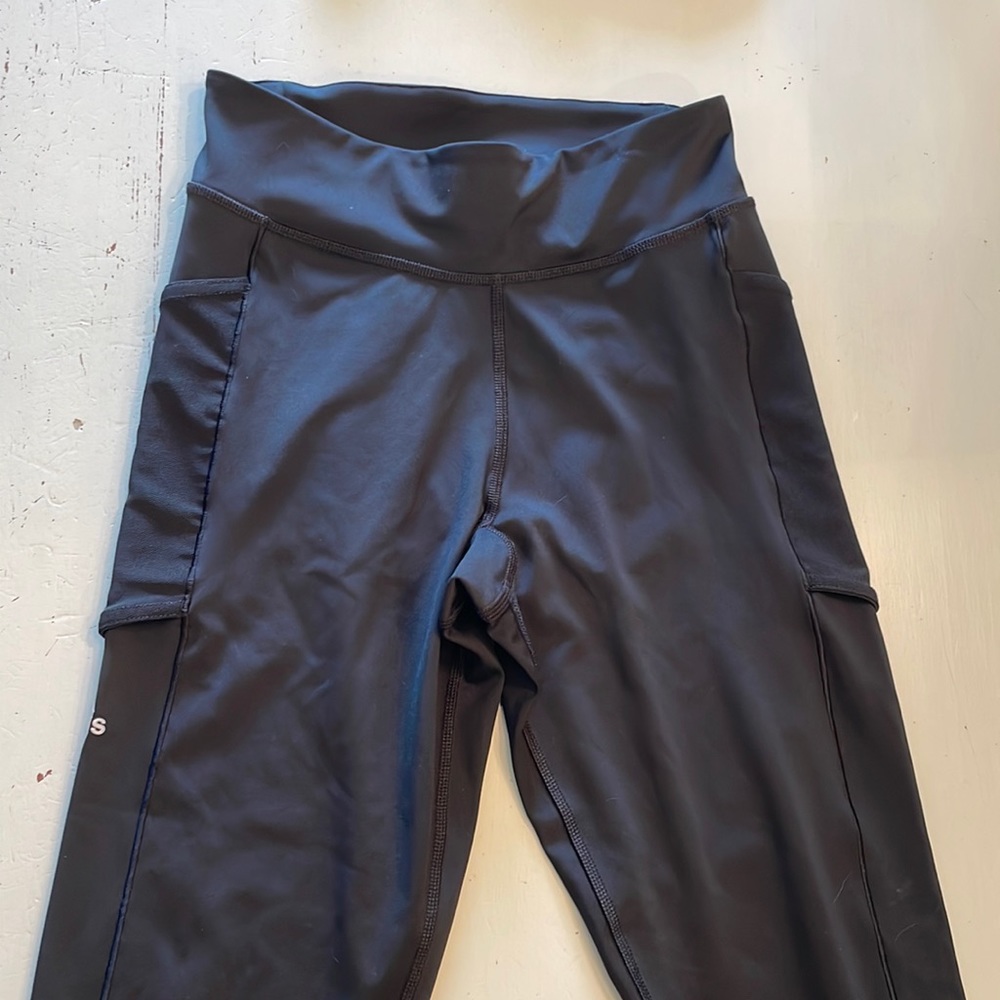 NWT Adidas, black tights, size small